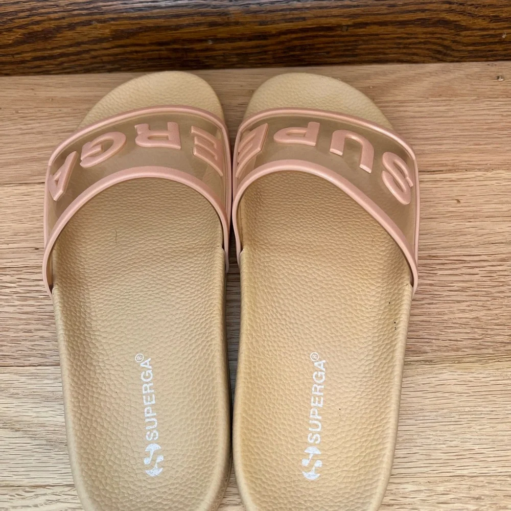 Superga very gently